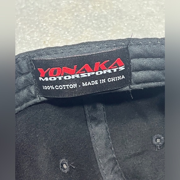 Yonaka Motorsports Adjustable Hat Cap Black - Picture 7 of 8